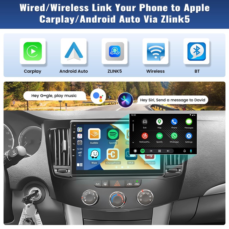 [2G 64G] Android 13 Car Stereo Radio for Hyundai Sonata
