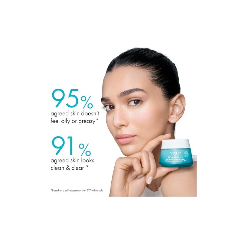 Vichy Minéral 89 Gel Matificante Dermatológico, Piel Mixta a Grasa,