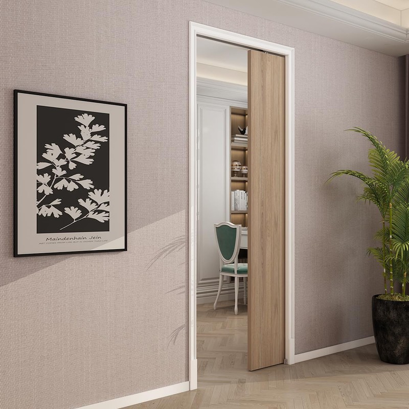 SongYung Pocket Door Hardware and Track Set, 72Inch Sliding Door