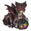 Nemesis Now Dragon's Reward Set of 4 5.5cm Figurines, Resin,