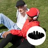 Wanmu Black Baseball Caps Inserts Shapers, Flexible Washable Reusable Hat