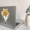 Azeeda 'Welsh Daffodil' White Premium Vinyl Decal Sticker – Waterproof,