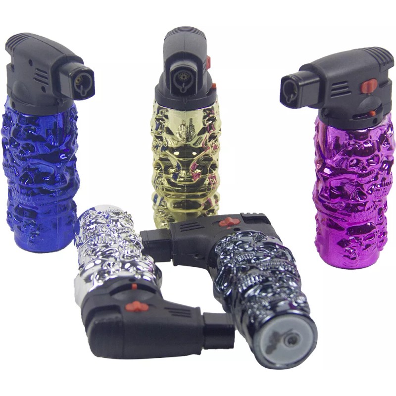 Ever Tech Jumbo 4.3" Jet Torch Gun Lighter Refillable Lockable