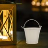 Toyvian Tin Bucket, Metal Bucket, Mini Metal Bucket, Tin Can,