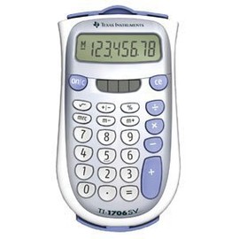 NEW TEXAS TI-1706SV 8 DIGIT - BASIC HANDHELD CALC (Office Supplies)
