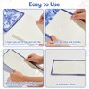 4 Pack Blue Chinoiserie Print Mahjong Card Holder 6.2 x