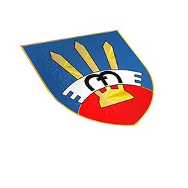 #A4907 Patch Air Defence Regimant 300 Company German Army Reservists 7 x 6 cm