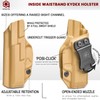 Amberide IWB & OWB KYDEX Holster Fit: Taurus G3 Pistol,