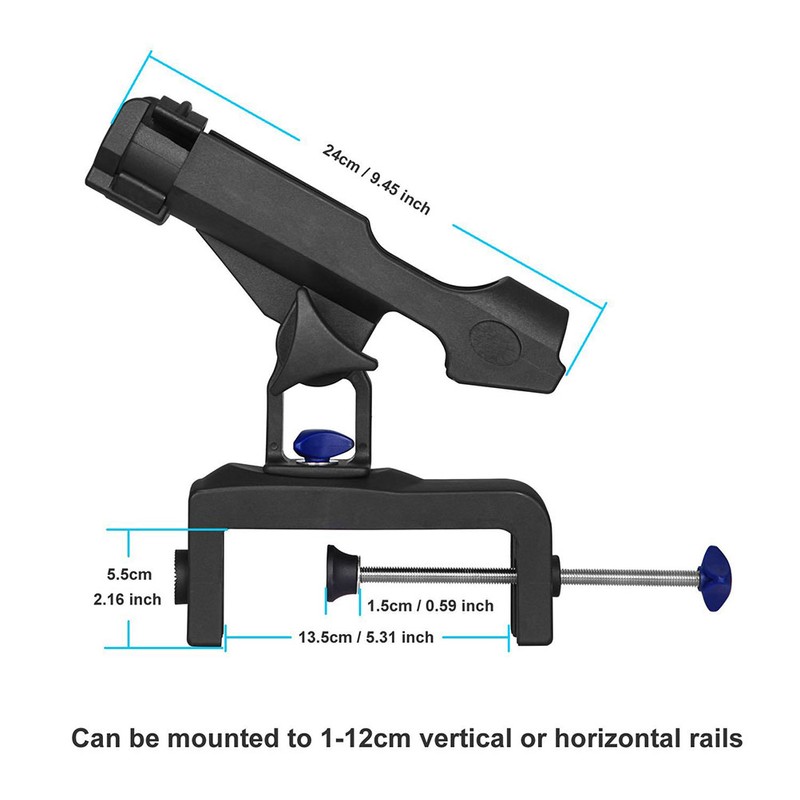 Fishing Boat Rod Holder Fishing Rod Racks with 360 Degree
