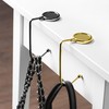 kwmobile 2 x Table Handbag Holder Hook - Non-Slip Bag