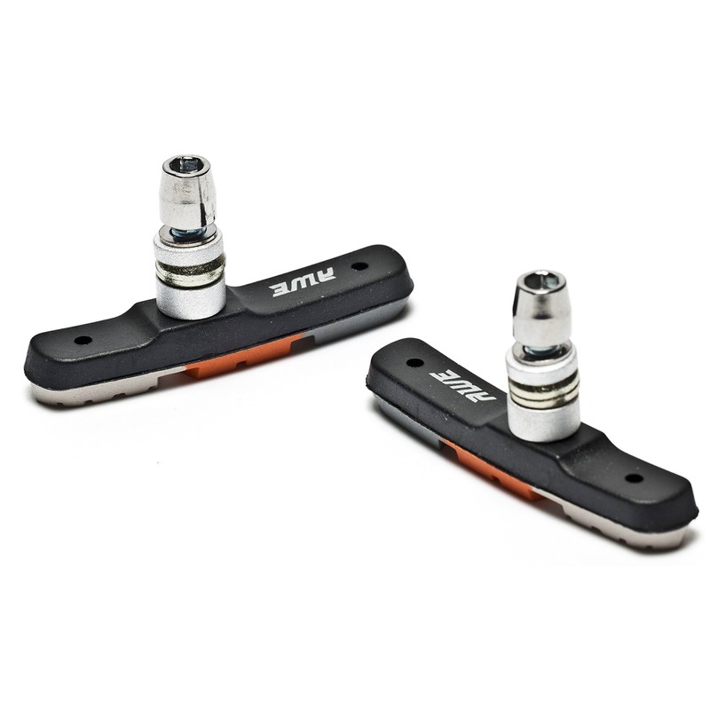 AWE® Triple Contour V Brake Pads Grey/Orange/White 72mm