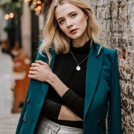 UNIFT Jerusalem Cross Necklace for Women Men Stainless Steel Christian Prayer Crusaders Knights Templar Cross Pendant Necklace Religious Jewelry (silver)