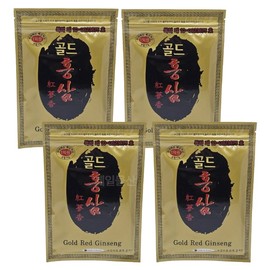 20 Gold Red Ginseng Pads, Red Ginseng Herbal Ingredients Healthy Fomentation Patch 4 2ea