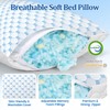 CloudBliss Cooling Bed Pillows for Sleeping, Shredded Memory Foam Pillows