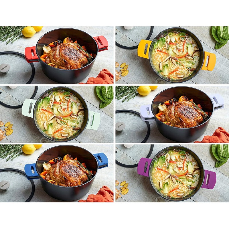 Zavor Noir 5 Qt Dutch Oven - Premium Cast Aluminum