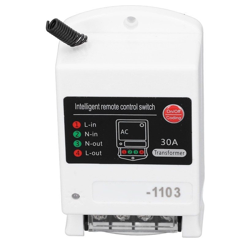 Remote Control Switch 30A Relay 3km Control Range Wireless Remote