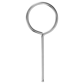 M METERXITY Laboratory Retort Support Ring Clamp 100mm OD Stainless Steel Closed Extension Ring Flask Clamp Burette Stand for Chemistry/Physics Lab Equipment Support Retort Ring