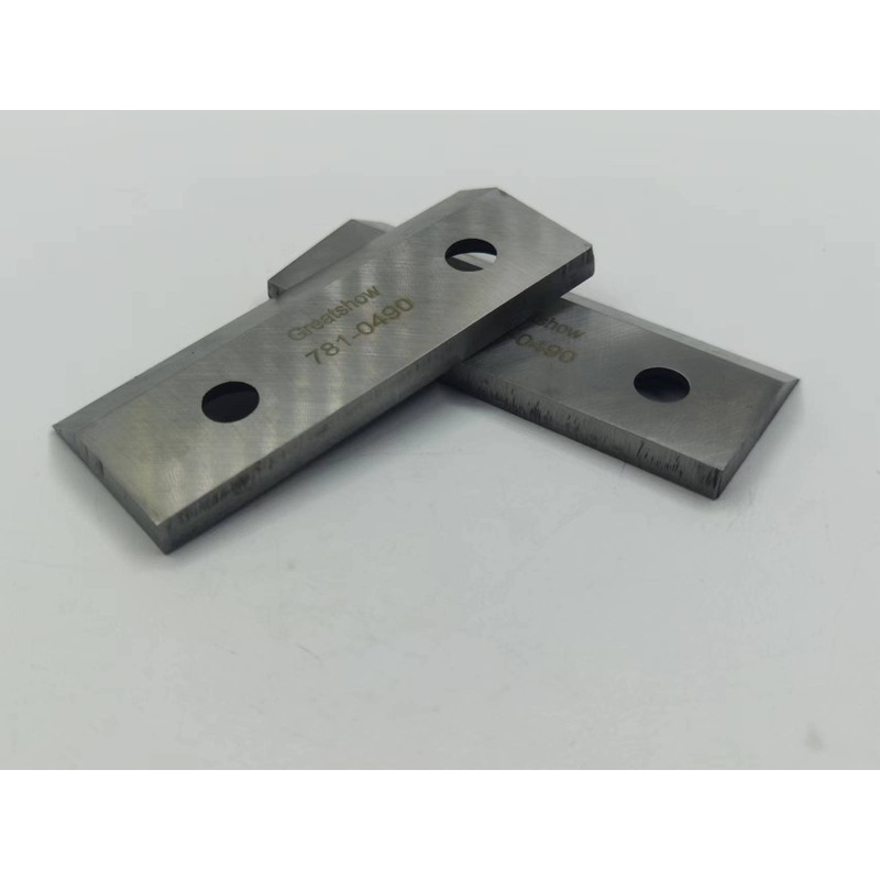 (2) Chipper Blade Knife 981-0490 781-0490 for Craftsman Troy-Bilt MTD