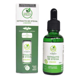 Green Concept Stevia Líquida 100% Natural 30 ml Endulzante en Gotas Cero Calorías