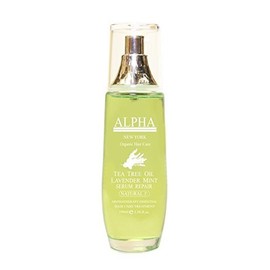 Tea Tree Lavender Mint Serum Organic hair And Skin Care by Alpha New York100 ml. / 3.38 fl.oz.