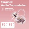 Wireless Earbuds with LED Makeup Mirror Case, Bluetooth 6.0 Open
