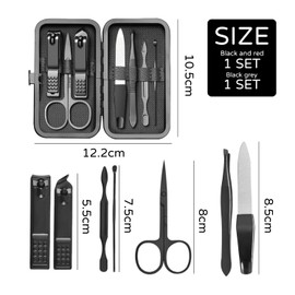 2 Nagelknipser-Sets, Nagelreparaturwerkzeuge, Maniküre-Zubehör, Tragbare Maniküre-Werkzeuge, Multifunktionale Nagelwerkzeuge