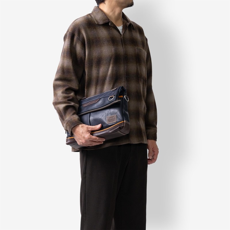 [Mustache] MOUSTACHE Shoulder Bag VMR-5696, navy