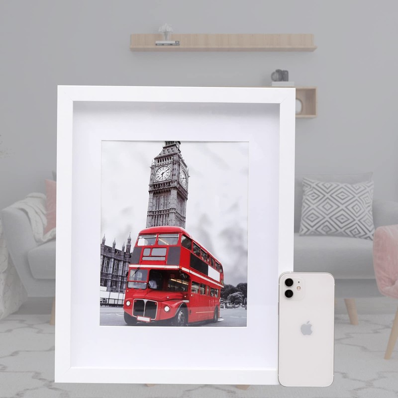 Muzilife 11x14 Shadow Box Frame Wood 3D Picture Frame with