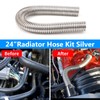 iRKY 24" Radiator Hose Flexible Stainless Steel Universal Water Hoses