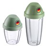Westmark 2 Mixing and Shaking Cups/Shaker with Removable Mixing Disc