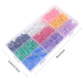 Hohopeti Size Hanger Markers 450pcs Plastic Clothing Hanger Clips Coding Garment Sizes Tags