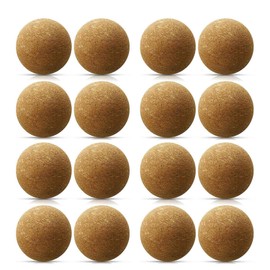 Veulrn 16 Pieces Wine Cork Ball Stopper Wine Cork Stopper Wooden Cork Ball for Decanter Cork Replacement