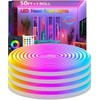 httpsmp Neon Rope Lights,50FT Flexible Led Rope Lights Control with