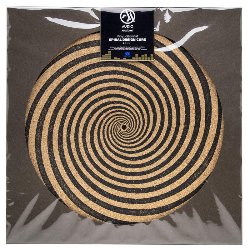 AA Audio Anatomy Vinyl Record Turntable Cover Spiral Design Made