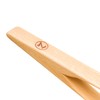 Redecker Oiled Beechwood Grill Tongs, 100% Handmade BBQ Tongs with