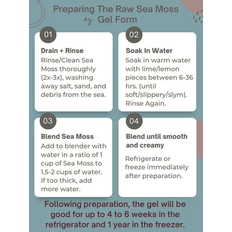 Herb To Body Full Spectrum Irish Sea Moss | Premium