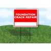 Foundation Crack Repair-2 Write On Me Red 18x24 in Single
