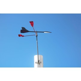 Blue Shark-Sailing/Boat Wind Indicator 14.2in(360mm)，360-H