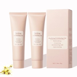 Purifying Exfoliating Gel, Facial Exfoliator Cleanser, Exfoliating Face Scrub, Gentle Facial Cleanser for All Skin Types (2pcs)