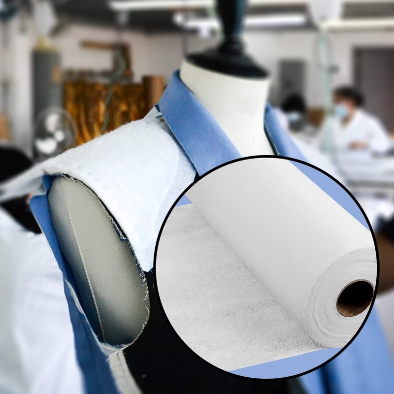 Fusible Interfacing, 11.4 in x 33 yd Polyester Non-Woven Interfacing