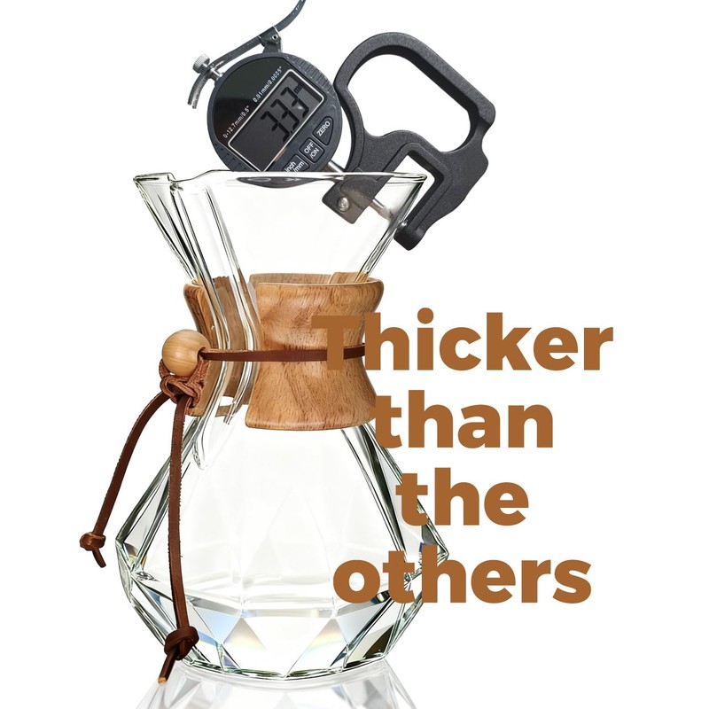 AGOGO Pour Over Coffee Maker Glass - Barista Kit with