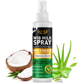 Wig Shampoo for Human & Synthetic Wigs Detangle and Anti-Frizz, Adds Body & Volume, Hydrates & Moisturizes, Promotes Silkiness & Shine, Easy Combing | Wig Shampoo for Synthetic Wigs Gently Cleanses