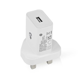 Nedis |Wall Charger | 1x 2.4 A | Number of outputs: 1 | USB-A | 12 W | Single Voltage Output
