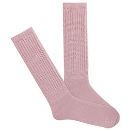 K. Bell Women's Slouch Sock 1 Pair, Pink, Women's Shoe Size: 9-11
