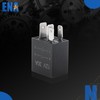ENA 4 Pack 4 Pin 30AMP 12V DC SPST Black