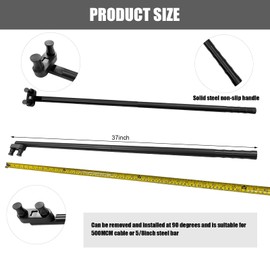 JMSMSH Heavy-Duty Hand Rebar Bender Tools ， Angle Can 90 degree conversion, bend up for 5/8 inch