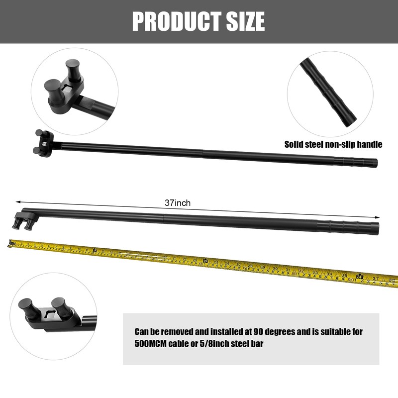 JMSMSH Heavy-Duty Hand Rebar Bender Tools ， Angle Can 90