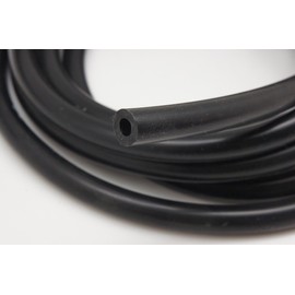 Autobahn88 High Performance Silicone Vacuum Hose, ID=0.39" (10mm), OD=0.62" (16mm), 10 Feet (3 Meter), Black