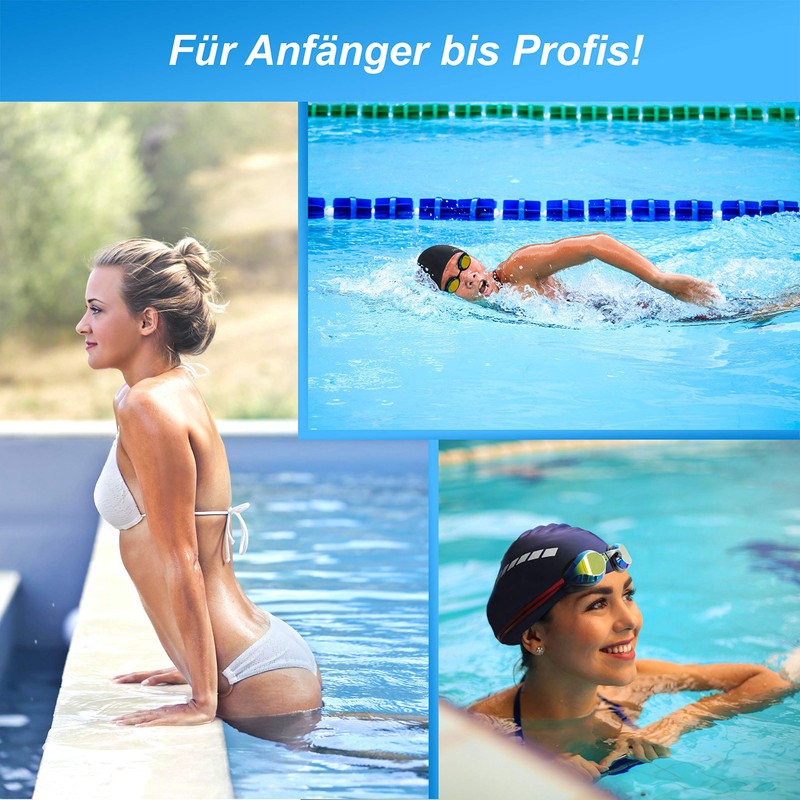 ARiety Professional Swimming Goggles with Swimming Cap in Triathlon Set
