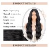 Peluca Larga Pelo Natural Ondulado Moda Para Mujer